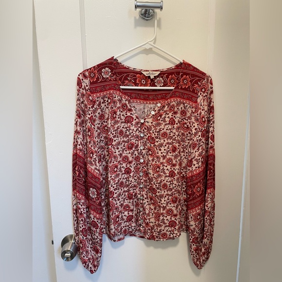 Arnhem Esmee Blouse in Ruby - Picture 3 of 7